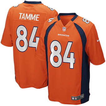 youth denver broncos jacob tamme nike orange team color gam